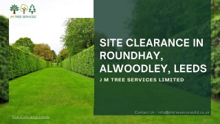 Site clearance in Roundhay, Alwoodley, Leeds