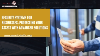 security systems for businesses protecting your