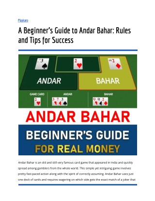 A Beginner’s Guide to Andar Bahar_ Rules and Tips for Success