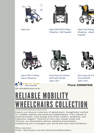 Mobility Wheelchairs collection