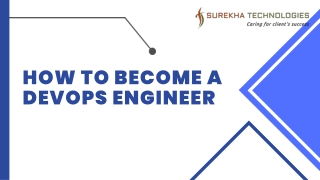 how to become a devops engineer