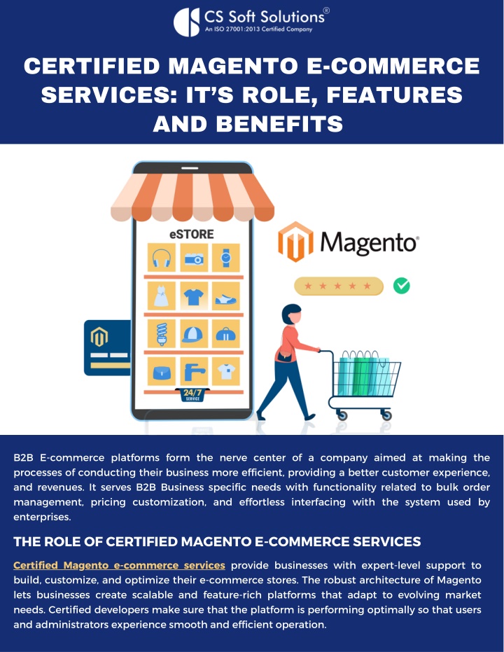 certified magento e commerce services it s role