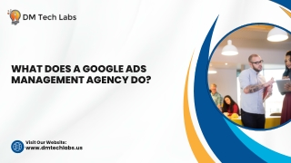 What Does a Google Ads Management Agency