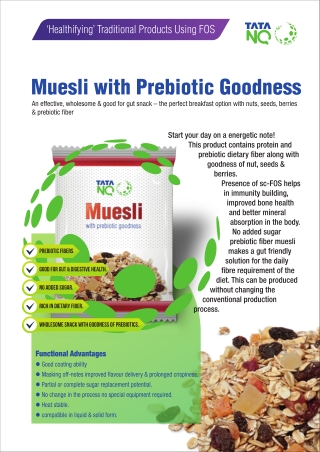 Muesli with Prebiotic Goodness