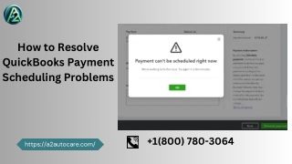 Fixing the Issue: QuickBooks Payment Can’t Be Scheduled