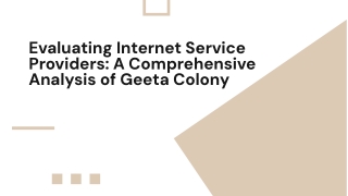Boost Your Productivity with High-Speed ISP in Geeta Colony