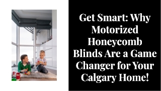 Motorized Honeycomb Blinds in Calgary