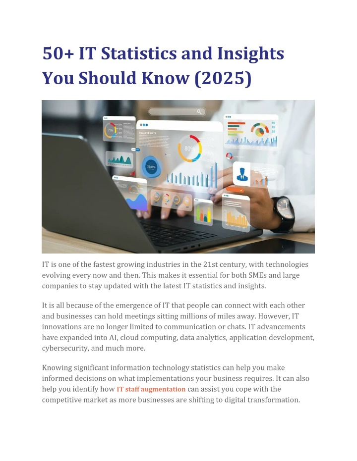 50 it statistics and insights you should know 2025