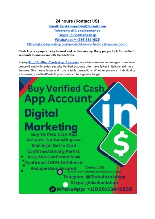 Top Buy Verified Cash App Account