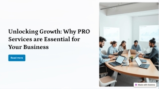 Top Advantages of Using PRO Services for Your Company