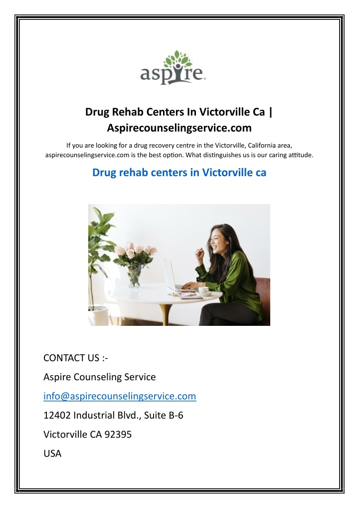 drug rehab centers in victorville