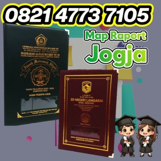 0821-4773-7105 Cover Buku Raport Map Ijazah di Gedongtengen Jogja