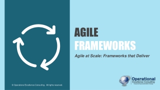 agile frameworks agile at scale frameworks that