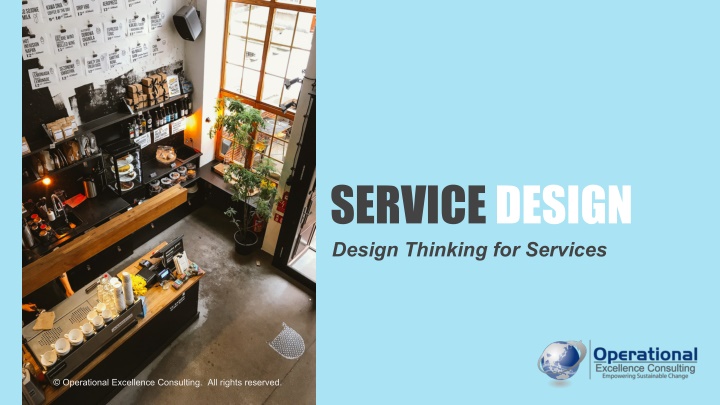 service design design thinking for services