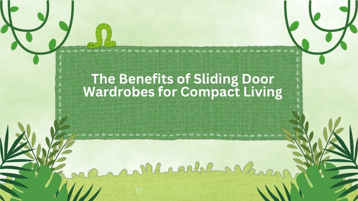 the benefits of sliding door wardrobes