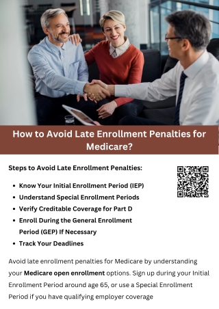 How to Avoid Late Enrollment Penalties for Medicare?