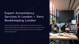Expert Accountancy Services in London – Xero Bookkeeping London
