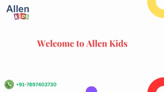 Top Play Schools in Kanpur 2025-26 | Allen Kids |  91-7897403730