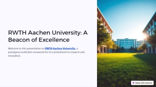 rwth aachen university a beacon of excellence