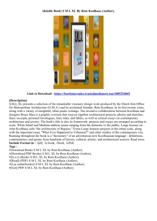 (Best Ebook) S M L XL By Rem Koolhaas (Author),