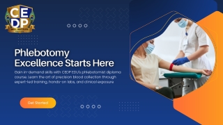 Phlebotomy Excellence Starts Here
