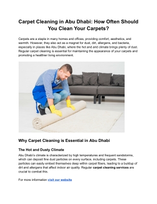 Carpet Cleaning in Abu Dhabi_ How Often Should You Clean Your Carpets