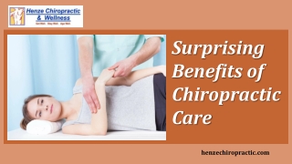 Surprising Benefits of Chiropractic Care