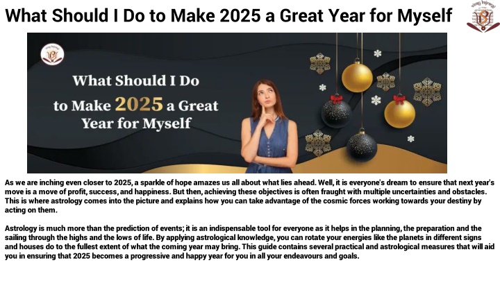 what should i do to make 2025 a great year for myself