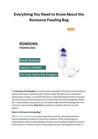 everything you need to know about the romsons
