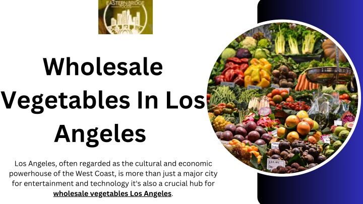 wholesale vegetables in los angeles