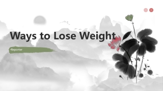 What Are 7 Ways to Lose Weight?
