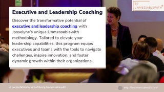 Elevate Your Leadership Executive and Leadership Coaching