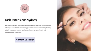 Lash Extensions Sydney | Best Lashes at Lady Lash