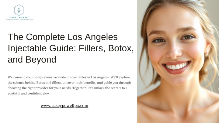 the complete los angeles injectable guide fillers