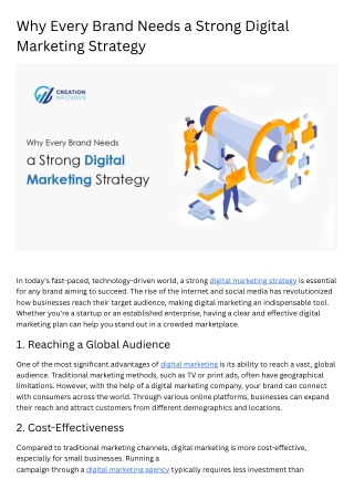 why every brand needs a strong digital marketing