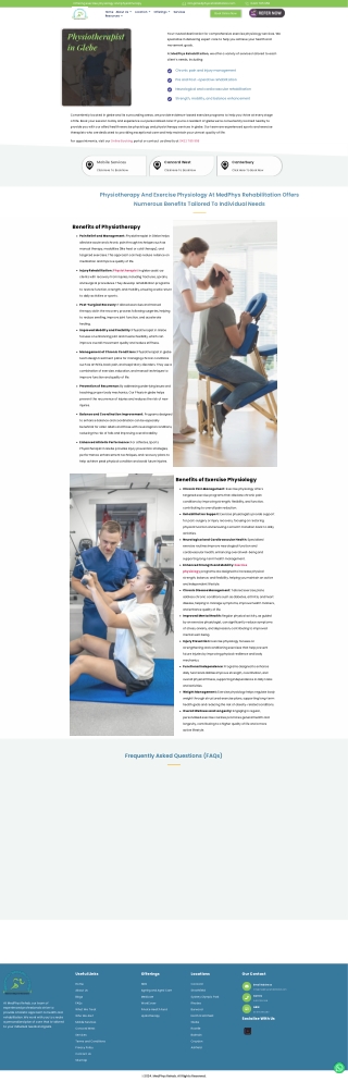 offering exercise physiology and physiotherapy
