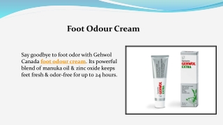 Foot Odour Cream