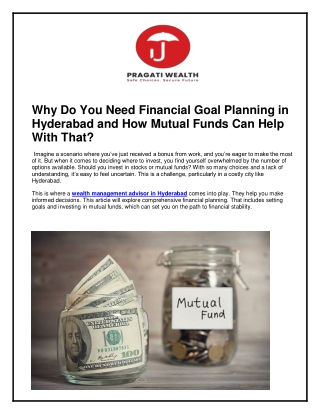 Why Do You Need Financial Goal Planning in Hyderabad and How Mutual Funds Can Help With That