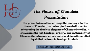 the house of chanderi presentation