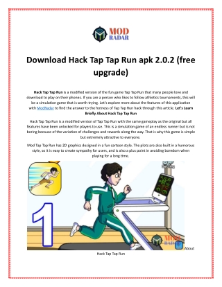 Download Hack Tap Tap Run apk 2.0.2 (free upgrade)