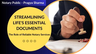 affordable mobile notary services ppt