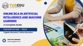 online bca in artificial intelligence and machine