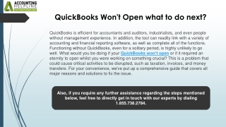 Fix QuickBooks Won’t Open – Step-by-Step Guide