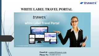 White Label Travel Portal