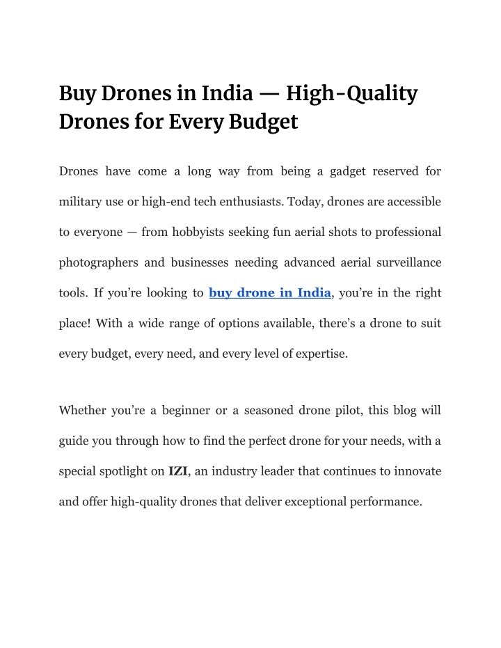 buy drones in india high quality drones for every