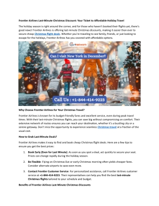1-844-414-9223 Do Christmas flights get cheaper last minute?