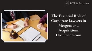 the essential role of corporate lawyers