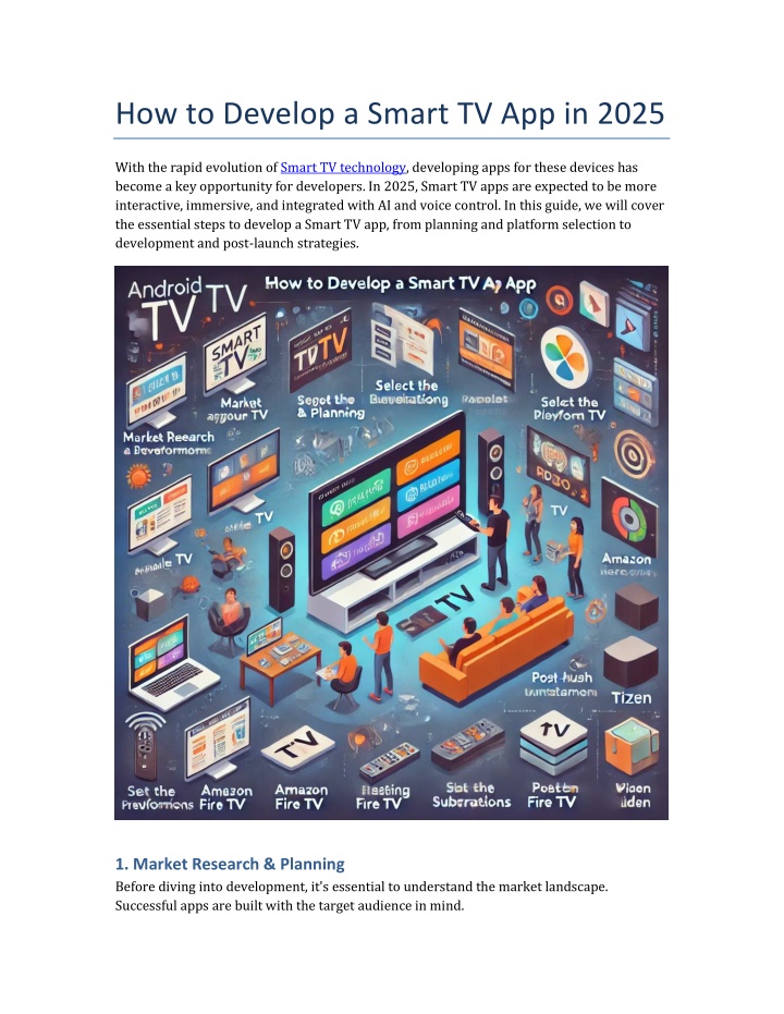 how to develop a smart tv app in 2025