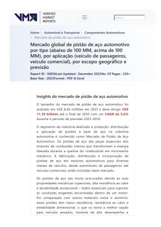 global-automotive-steel-piston-market-2019-by-manufacturers-regions-type-and-application-forecast-to-2024