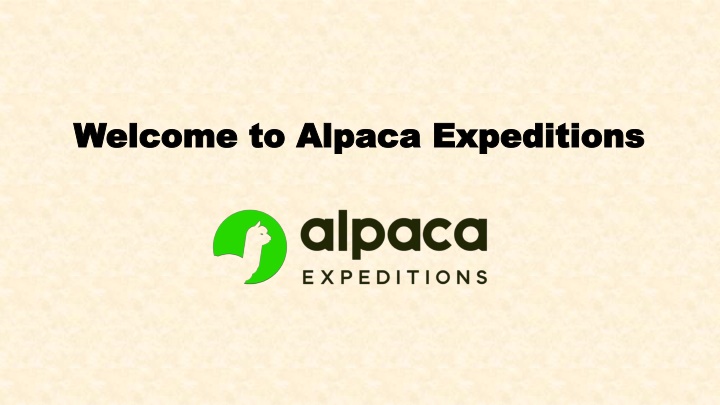 welcome to alpaca expeditions